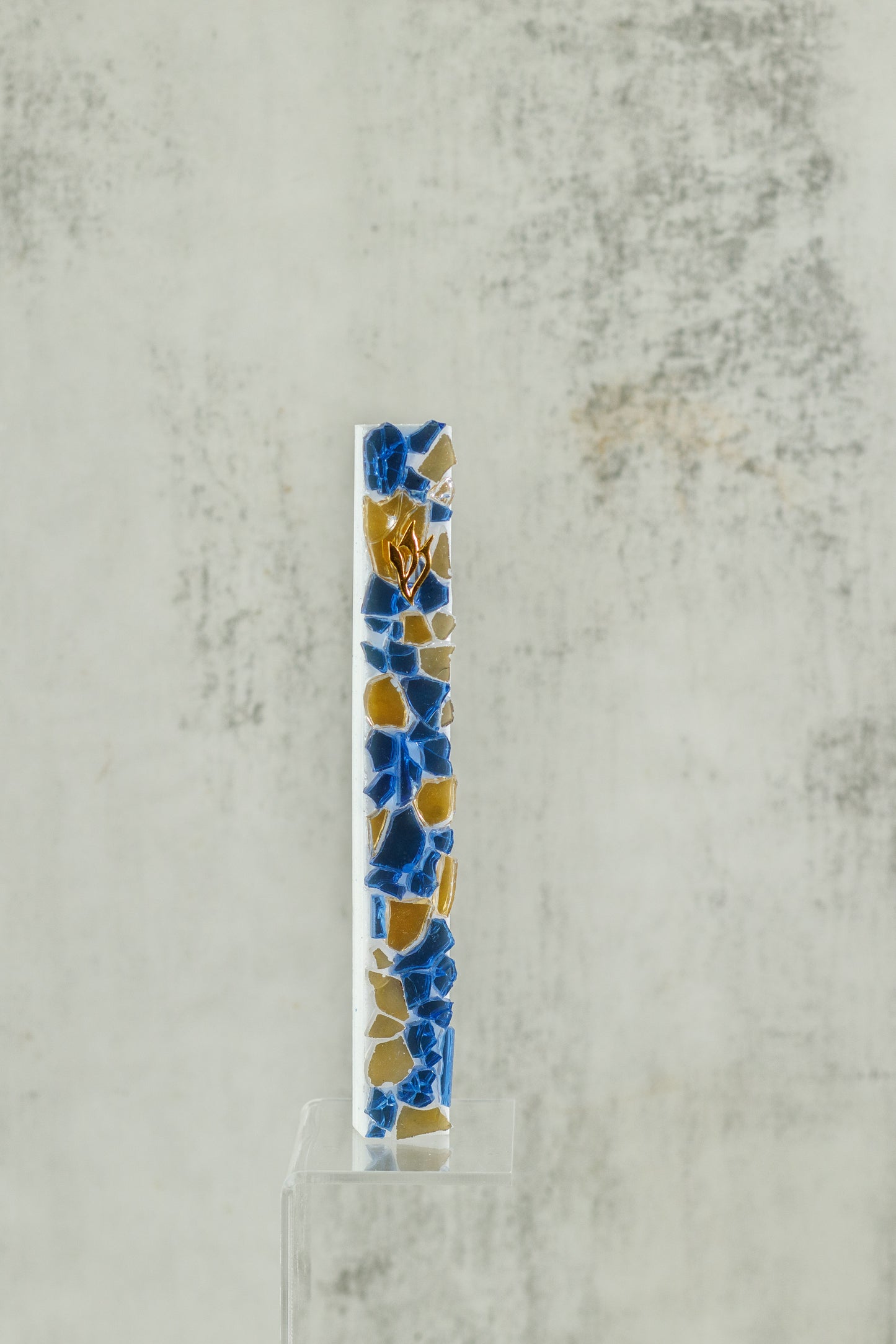 Blue and Gold Mezuzah Case (Copy)