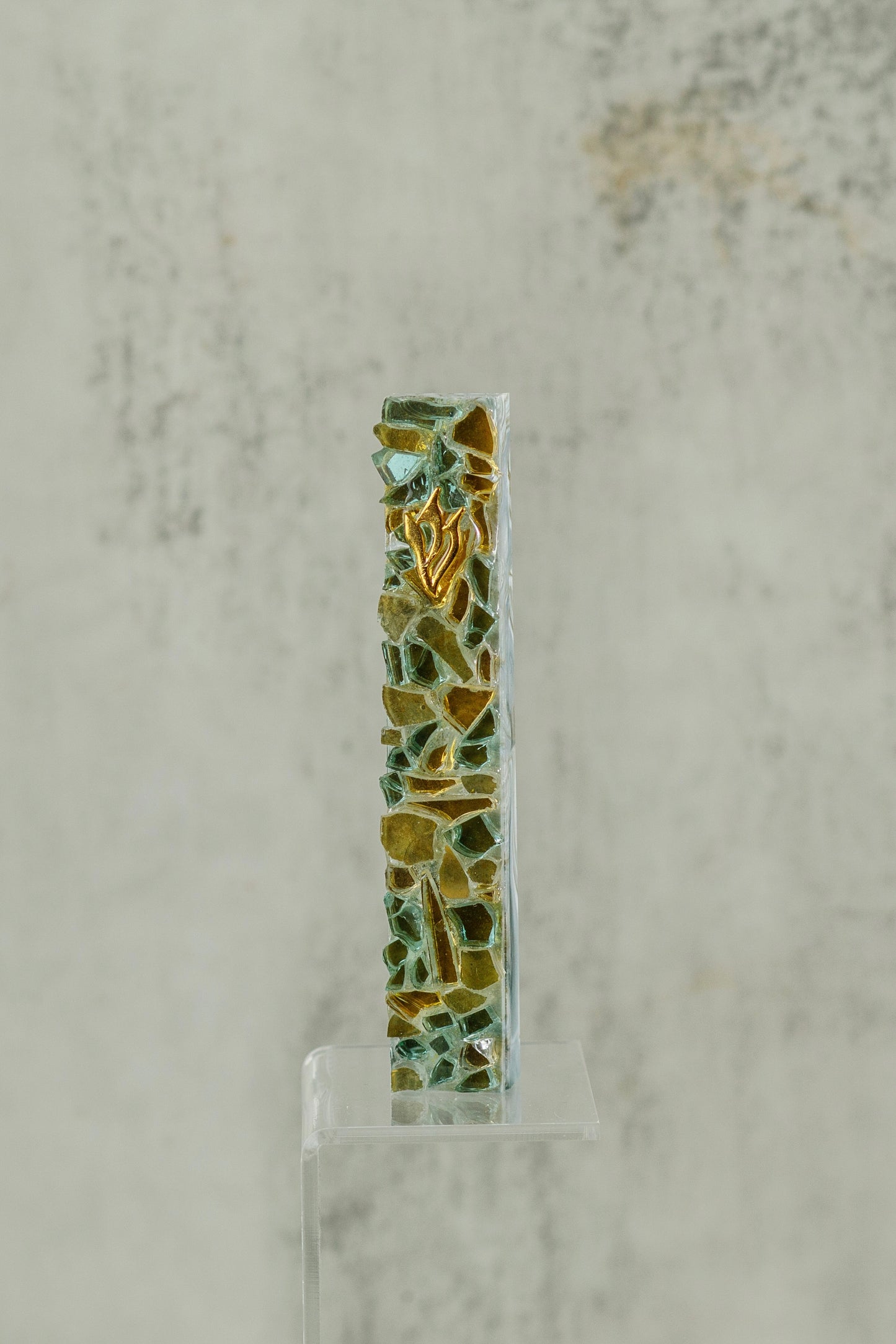 Blue Amber Mezuzah Case (Copy)