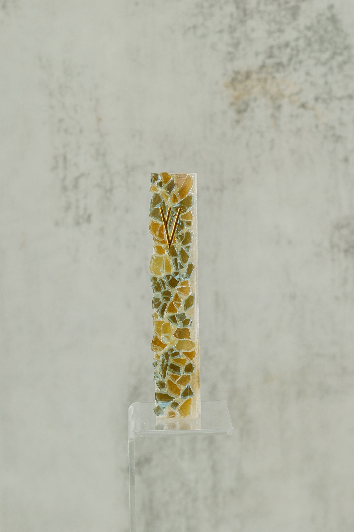 Gold Mosaic Mezuzah Case (Copy)