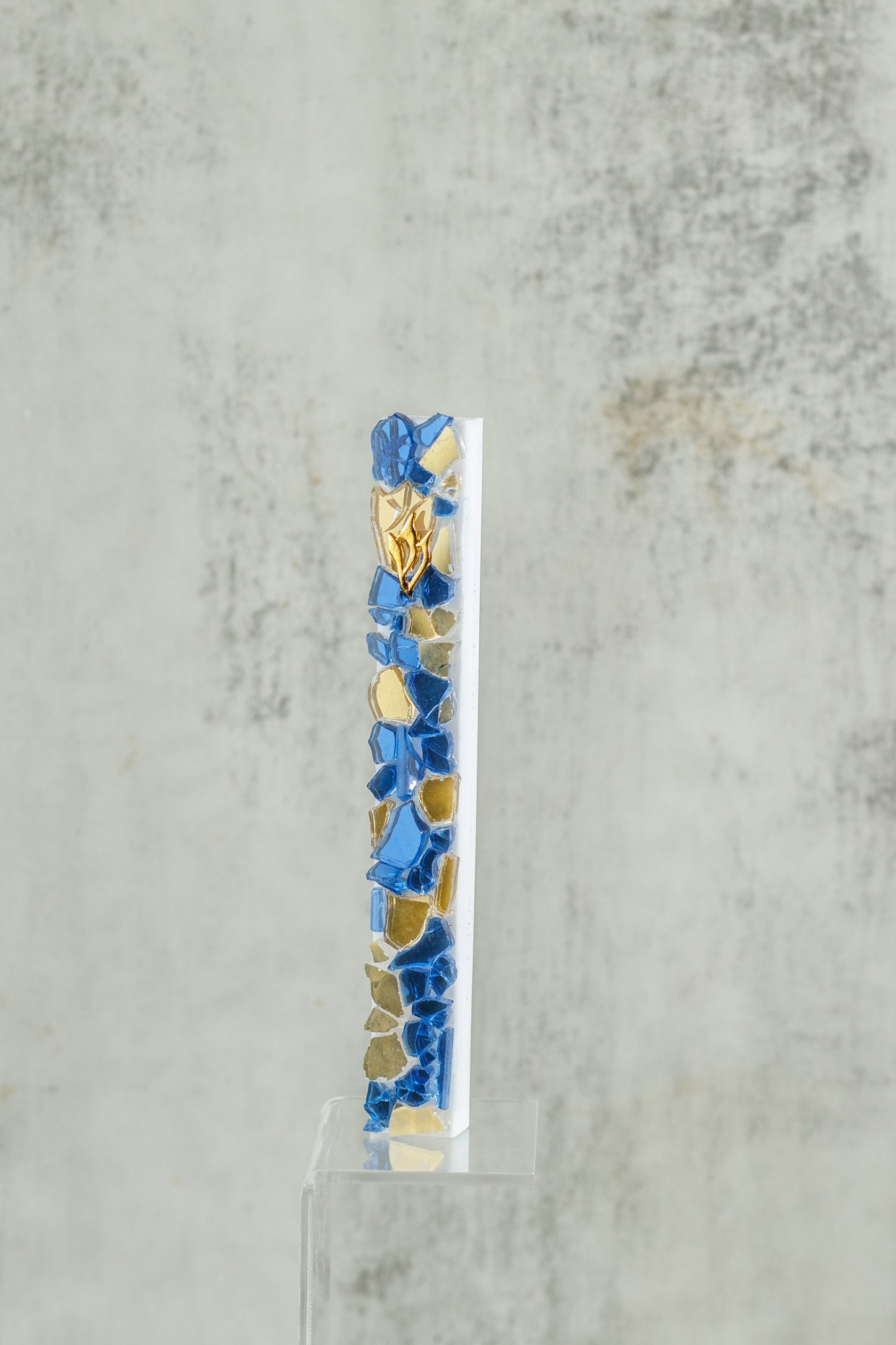 Blue and Gold Mezuzah Case (Copy)