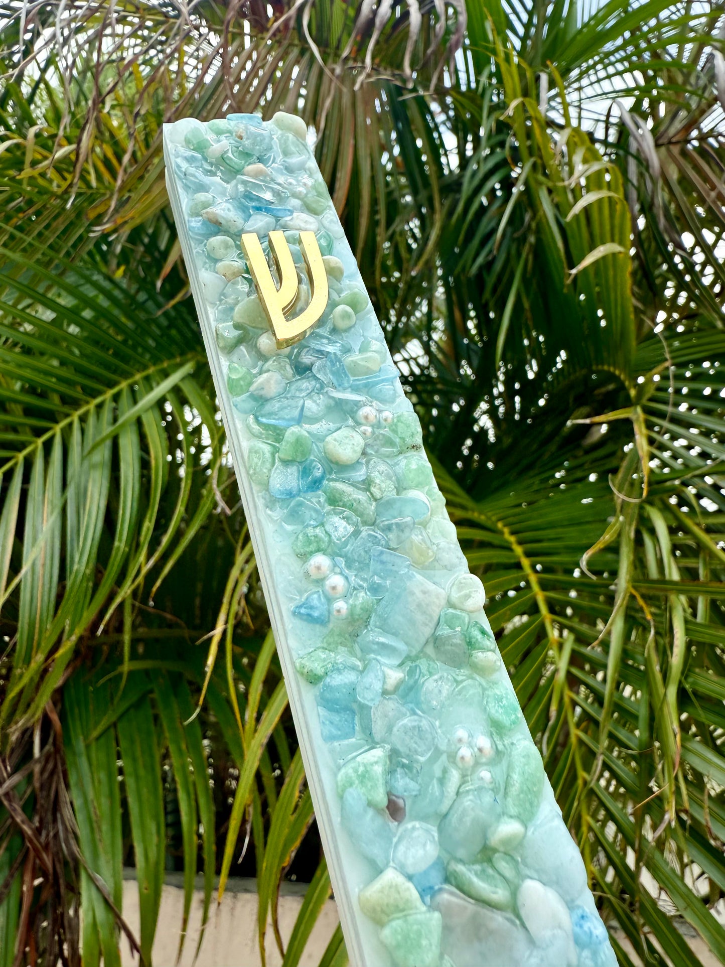 Amazonite Mezuzah