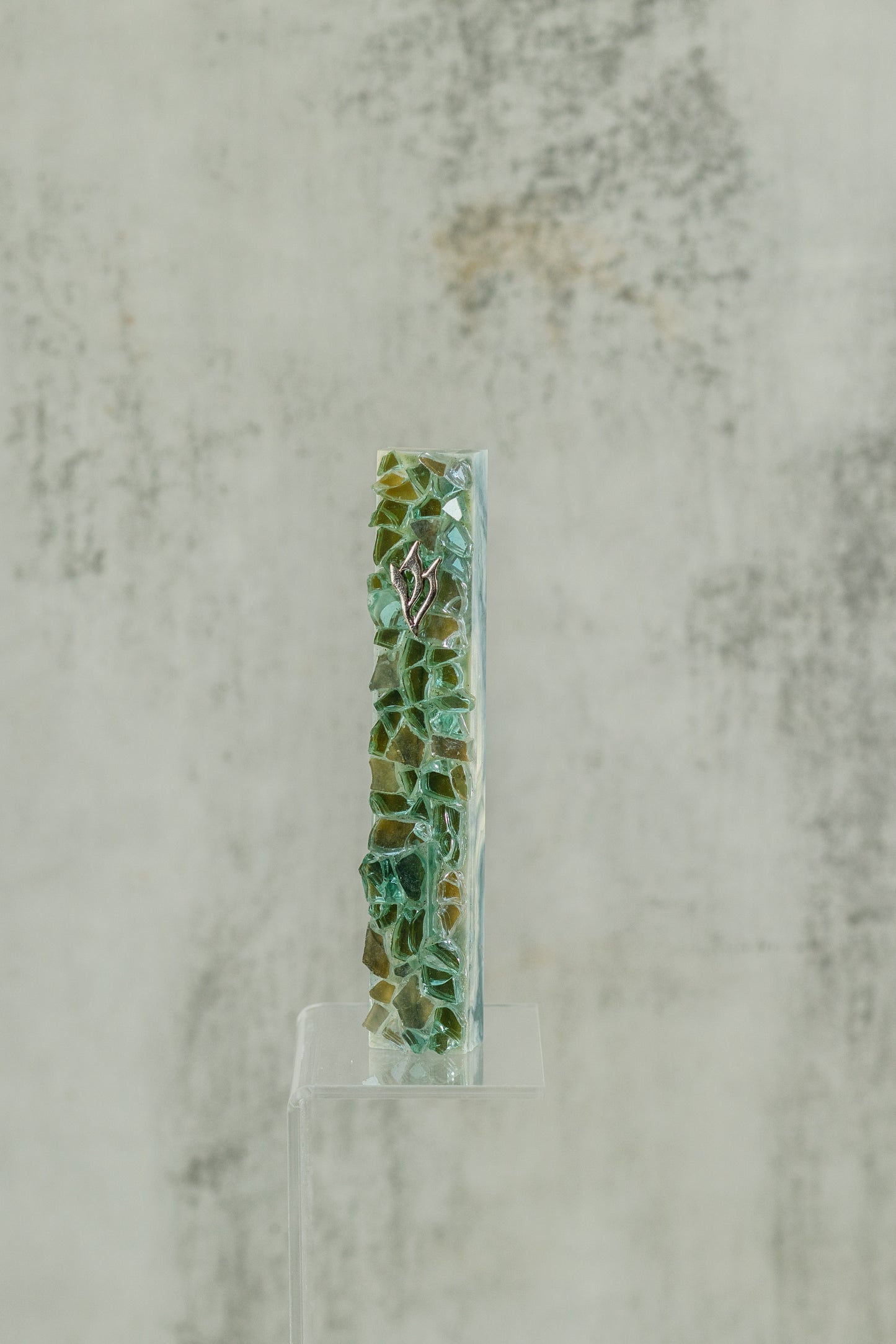 Green Mosaic Mezuzah Case (Copy)