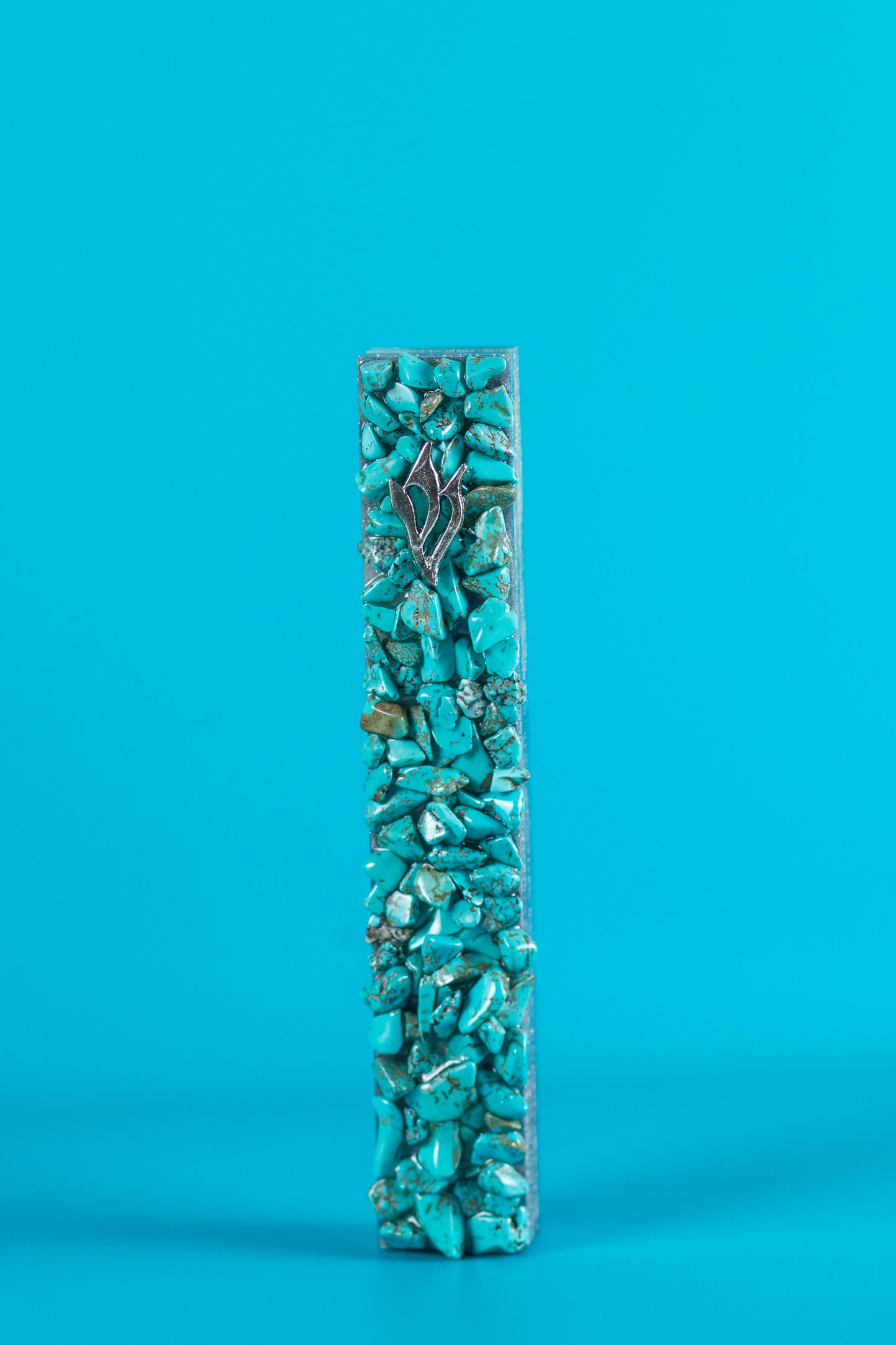 Turquoise and Silver Mezuzah Case (Copy)