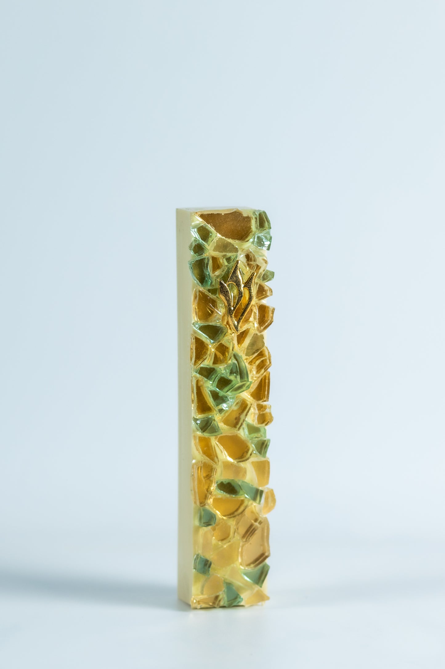 Gold and Green Mezuzah Case (Copy)