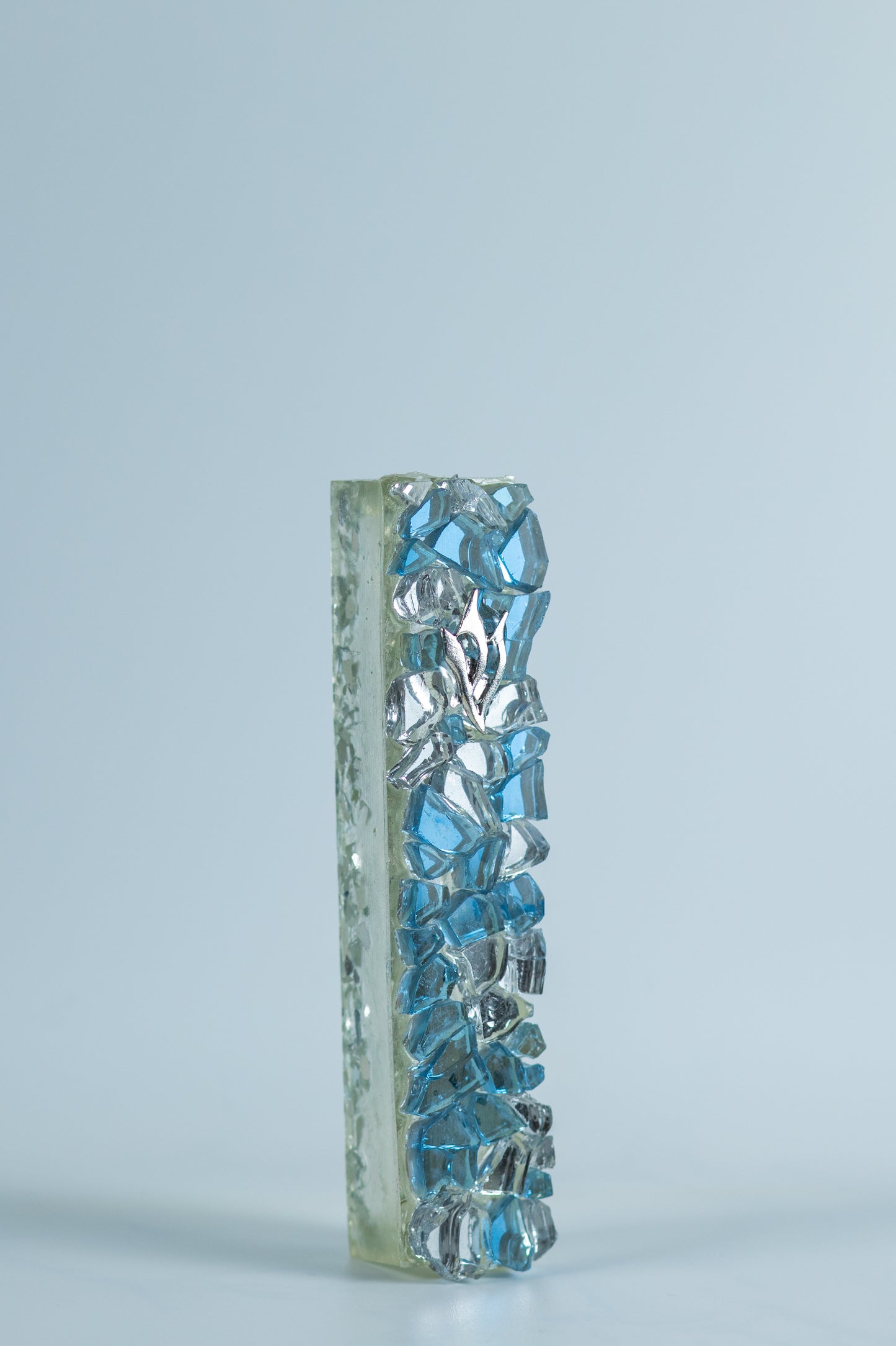 Blue Glass Mezuzah Case (Copy)