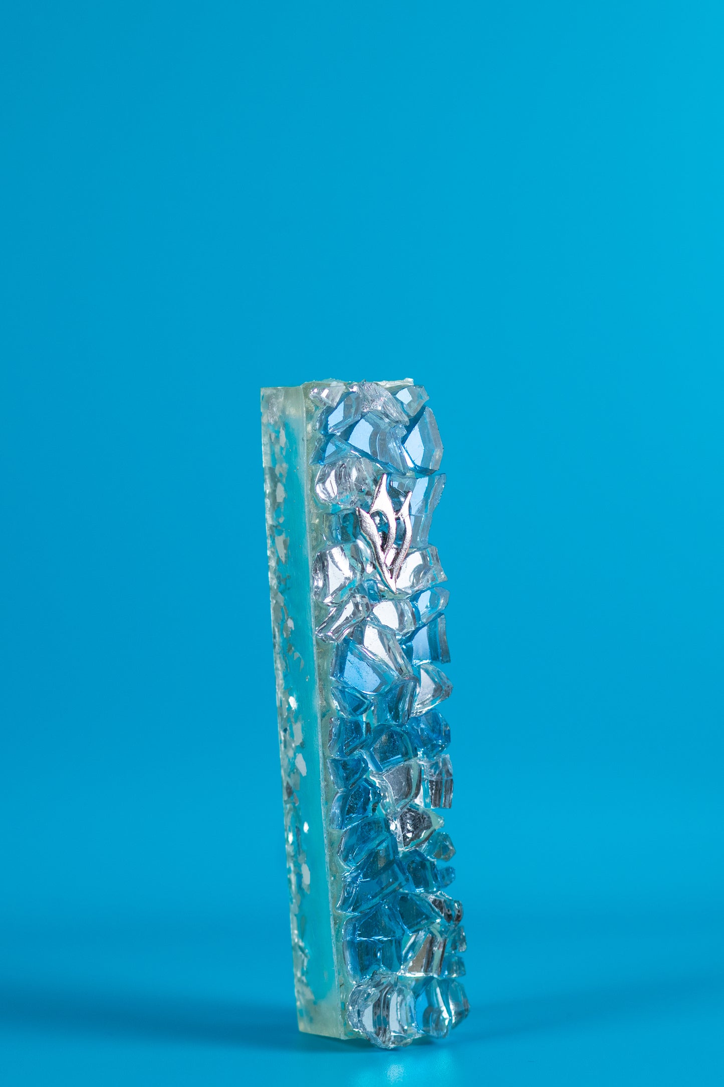 Blue Glass Mezuzah Case (Copy)