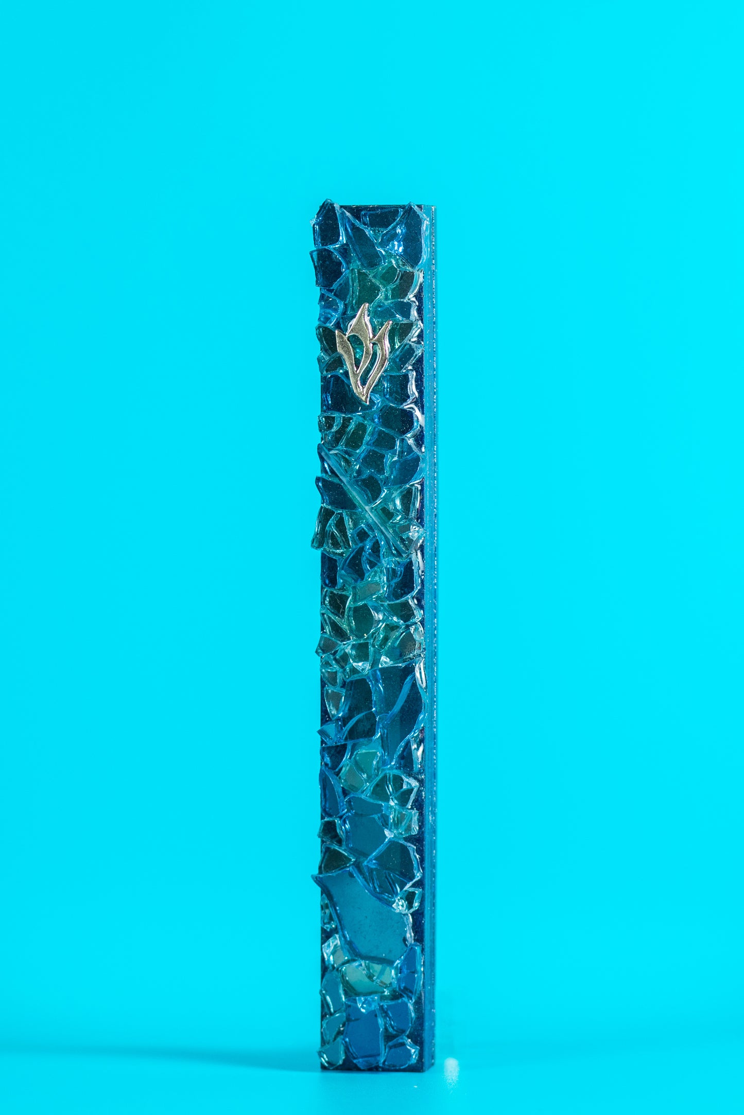 Blue Mosaic Mezuzah Case (Copy)