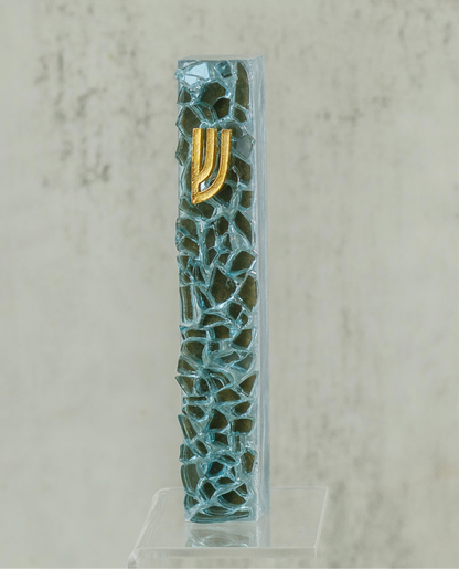 Blue Mezuzah Case