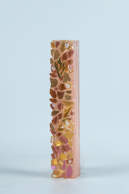 Rose pearlMezuzah  Case