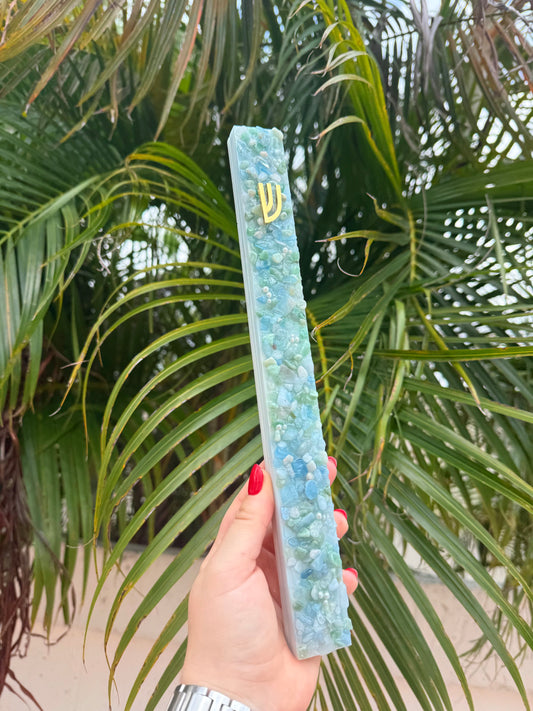 Amazonite Mezuzah