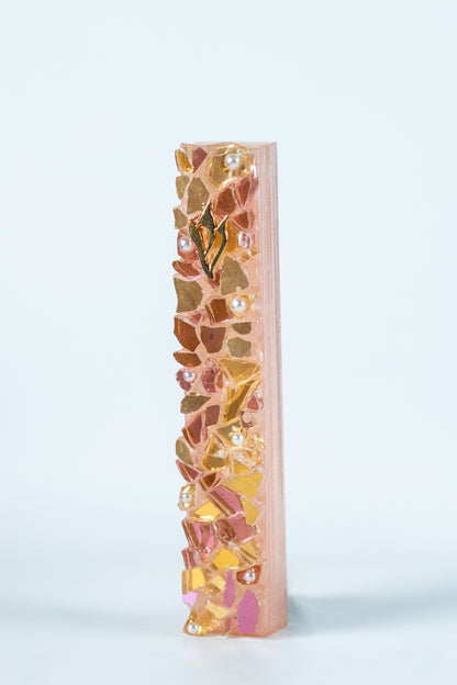 Rose pearlMezuzah  Case