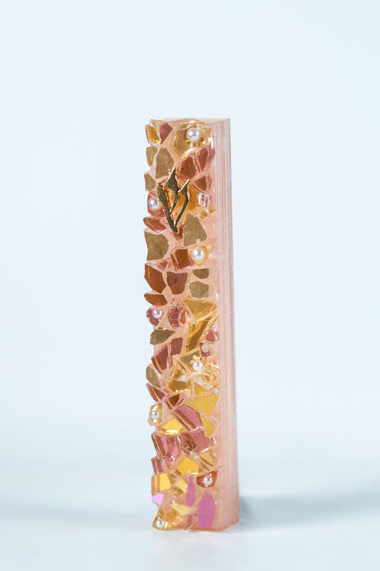 Rose pearlMezuzah  Case