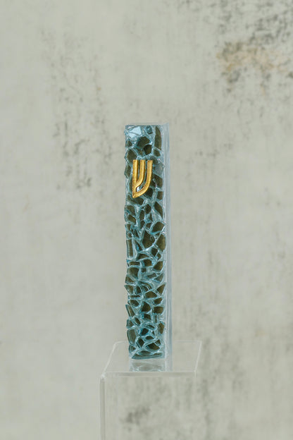 Blue Mezuzah Case
