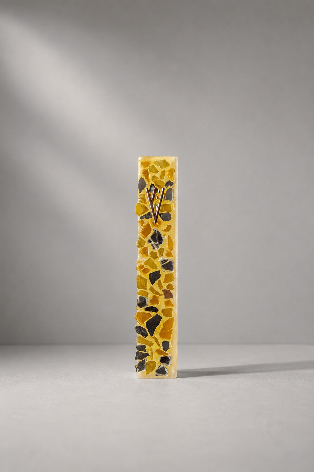 Gold and Silver Mezuzah Case