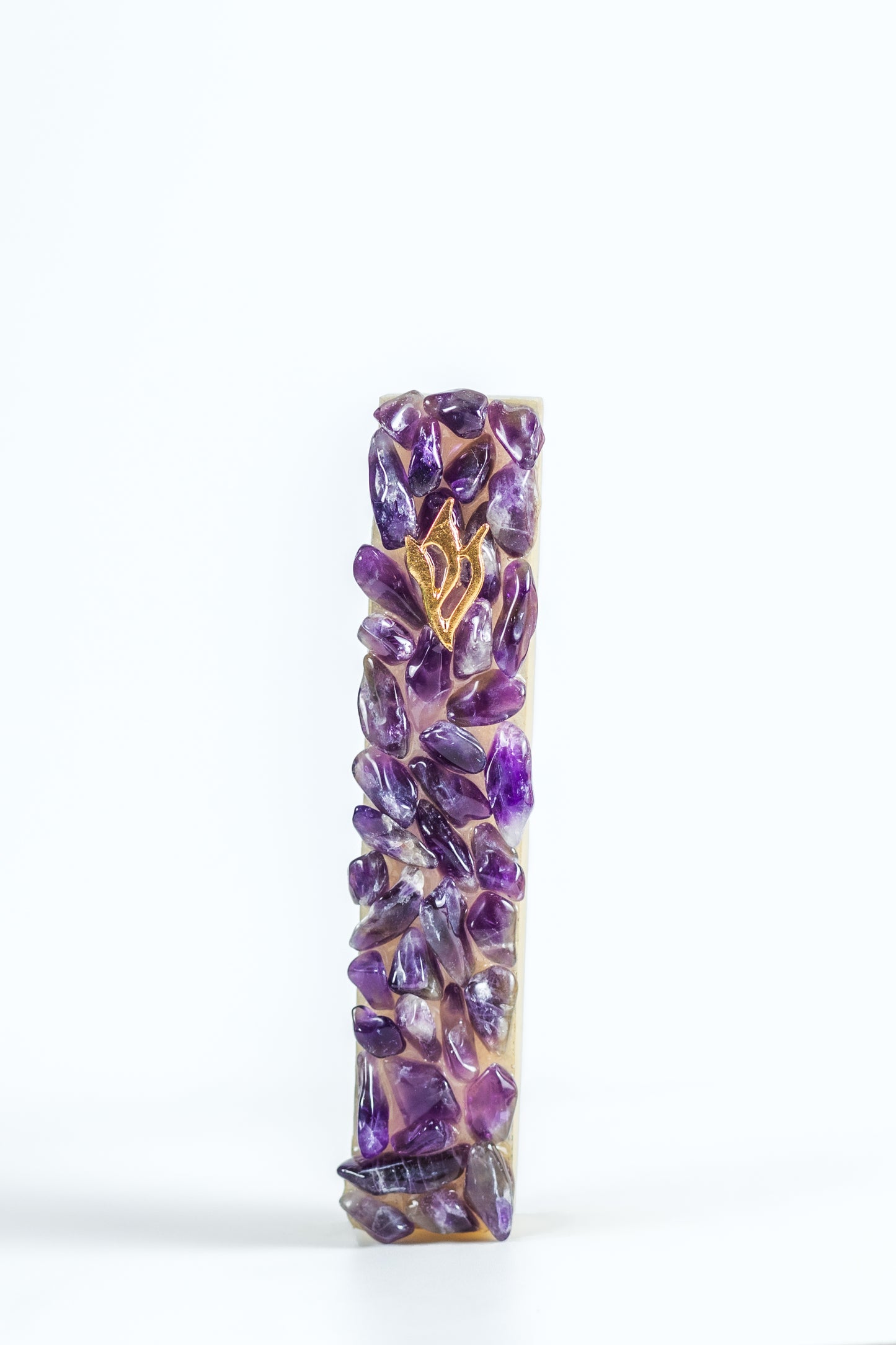 Amethyst Mezuzah Case