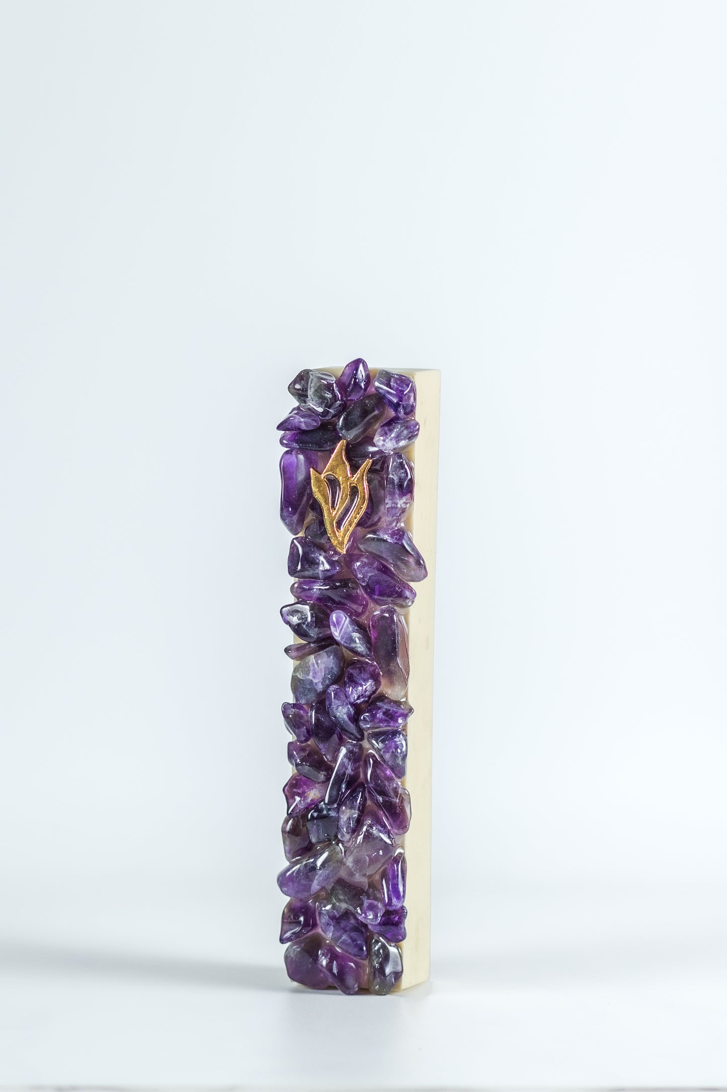 Amethyst Mezuzah Case