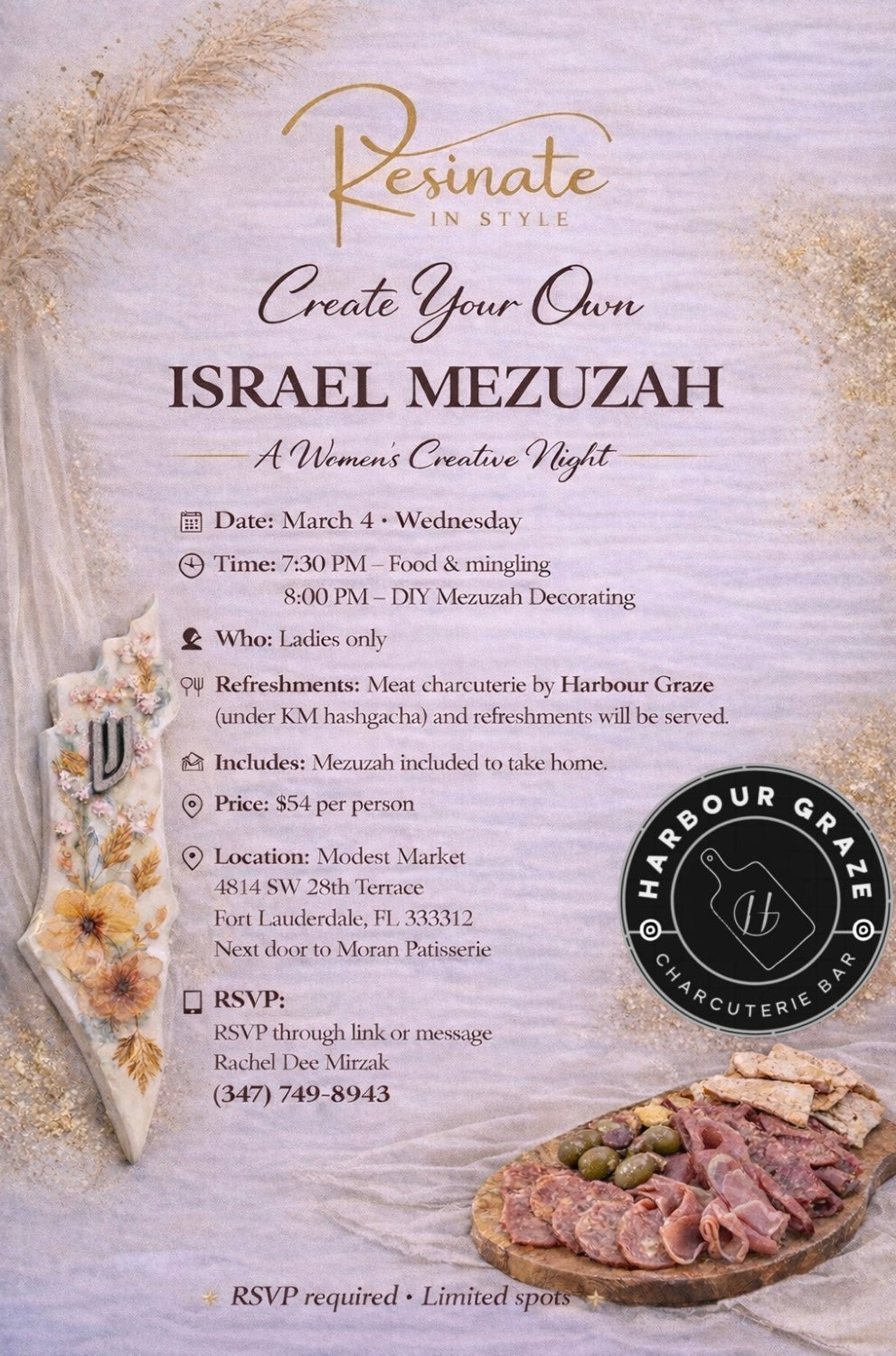 Ladies mezuzah creative night-RSVP Ticket
