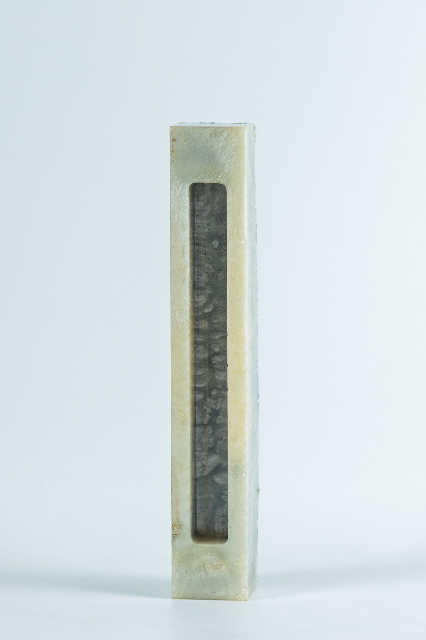 Blue and Silver Mosaic Mezuzah Case